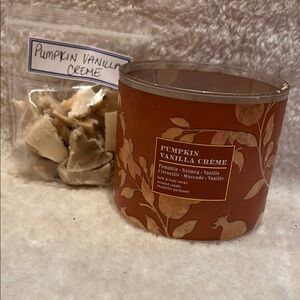 Bath and Body Works Pumpkin Vanilla Crème Leftover Wax Melts